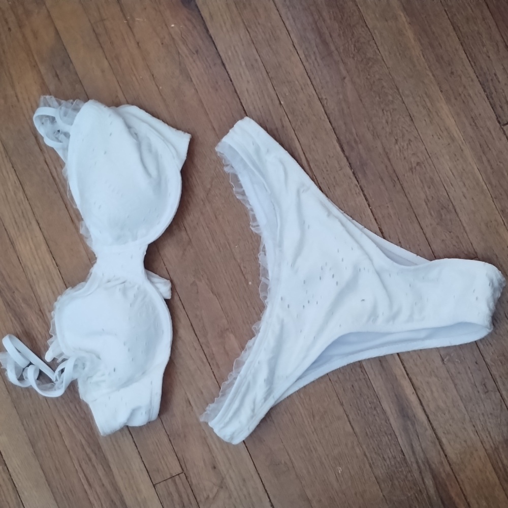 White Women's Swimwear Set